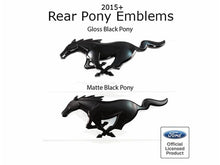 Load image into Gallery viewer, UPR Products 15-19 Mustang Pony Gloss Black Rear Emblem Hellhorse Performance®