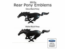 Load image into Gallery viewer, UPR Products 15-19 Mustang Pony Matte Black Rear Emblem Hellhorse Performance®