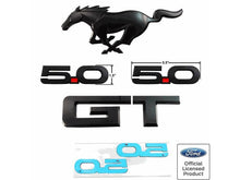 Load image into Gallery viewer, UPR Products Black Out Emblem Package Matte Black (15-19 Mustang Gt) Hellhorse Performance®