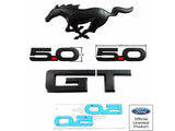 UPR Products Black Out Emblem Package Matte Black (15-19 Mustang Gt)