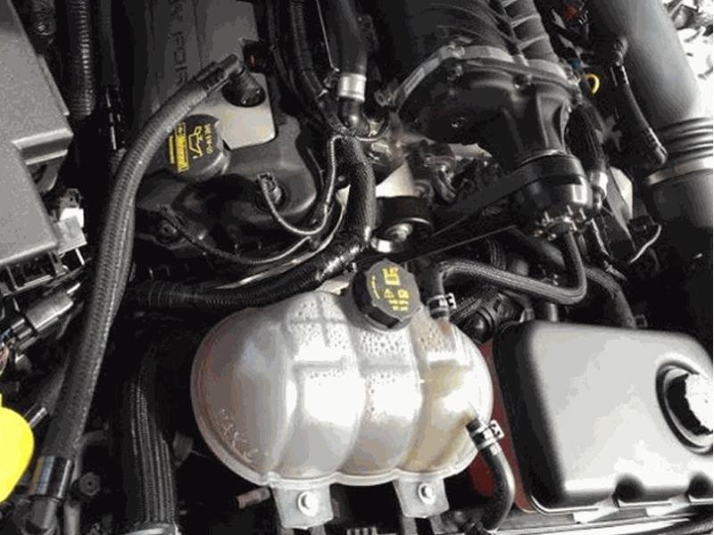 UPR Products Oil Catch Can TVS VMP Roush Supercharger Single Valve Black (2015-17 Mustang GT) Hellhorse Performance®
