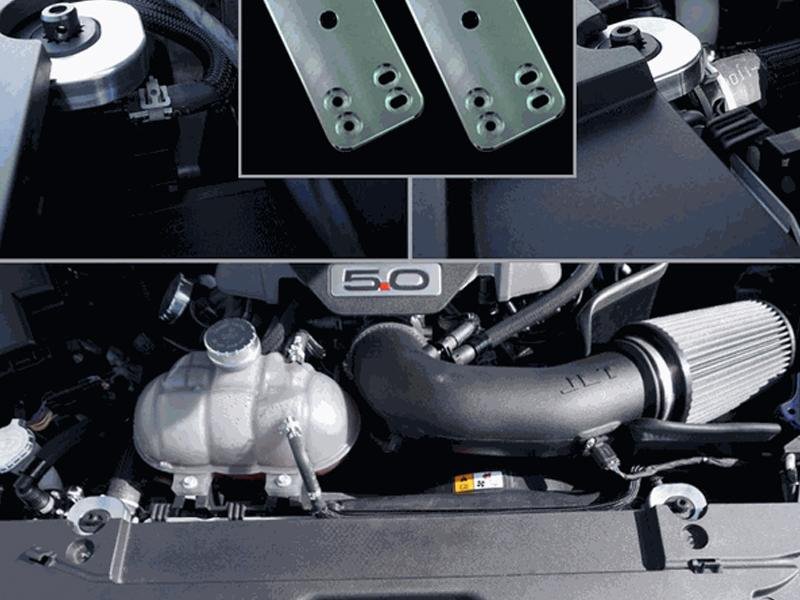 UPR Products Radiator Hold Down Kit Billet Satin (15-19 Mustang) Hellhorse Performance®
