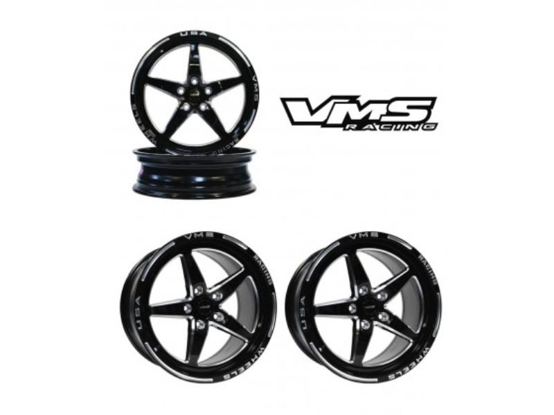 VMS Racing Front and Rear Street Drag Race Wheel Set (2005-2020 Mustang) Hellhorse Performance®
