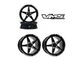VMS Racing Front and Rear Street Drag Race Wheel Set (2005-2020 Mustang)