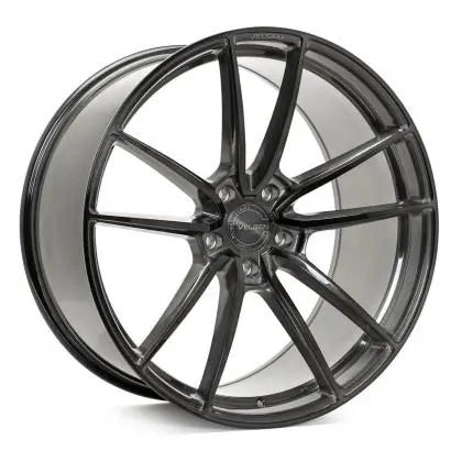 Velgen Wheels VF5 Wheel Brush Titanium 22x10.5 5x114.3 Bolt, 30 Offset, 70.5 Bore (2020-2022 Explorer ST) Velgen Wheels