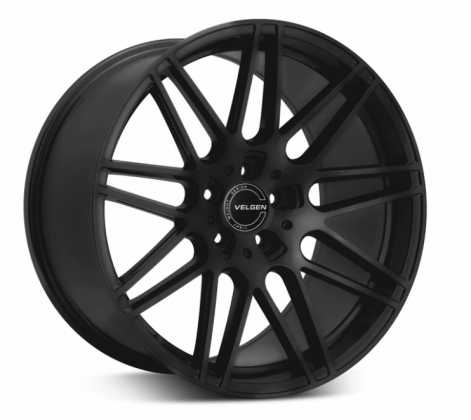 Velgen Wheels VF9 Wheel Satin Black 22x10.5 5x114.3 Bolt, 30 Offset, 70.5 Bore (2020-2022 Explorer ST) - VFMESH92210.5SB1143070.5 Velgen Wheels