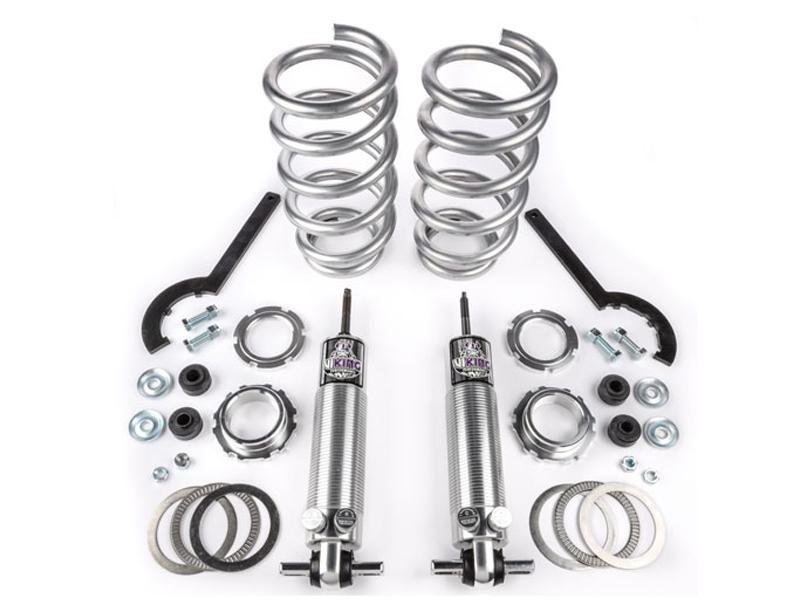 Viking Front Strut Pro Touring Double Adjustable Coil Over Kit Crusader 2-3" Lowered Smaluminuml Block (2005-14 Mustang) Hellhorse Performance®